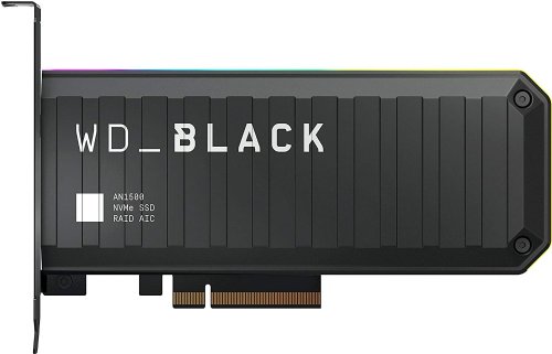 Western Digital 4TB BLACK AN1500 NVMe Add-in-Card, Plug and play, PCIe Gen3 x8 (WDS400T1X0L) ...