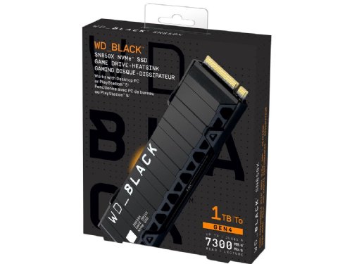 Western Digital Black 1TB SN850X NVMe Internal Gaming SSD Solid State Drive - Gen4 PCIe, M.2 2280, Up to 7,300 MB/s...