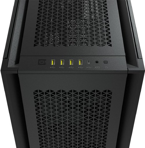 Corsair 7000D Airflow Full-Tower ATX PC Case, 140mm AirGuide fans and PWM fan repeater, RapidRoute cable management system makes it simple and fast, Black...(CC-9011218-WW)