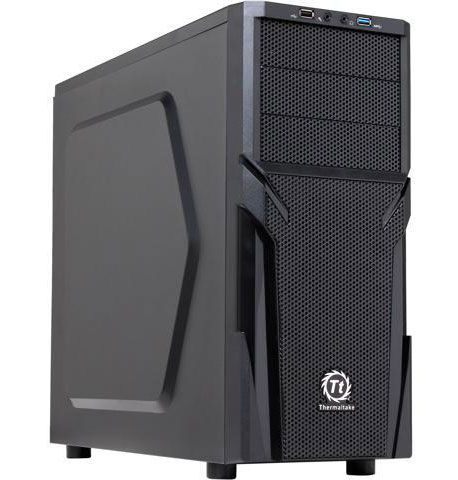 Thermaltake Versa H21, Mid Tower, 16.9 x 8.2 x 18.9 in, No window, 7 expansion slots, mATX, ATX, USB 3.0 x 1,USB 2.0 x 1, HD Audio x 1 (CA-1B2-00M1NN-00) ...