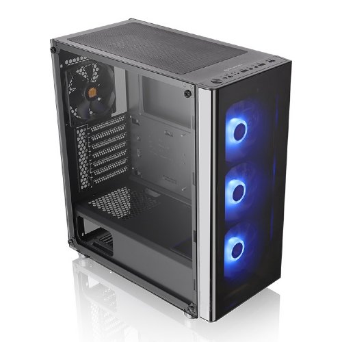 Thermaltake V200 TG/Black/Win/SPCC/Tempered Glass 1/PS-TTP-0500NN1ANU-1 (CA-3K8-50M1WU-00) ...