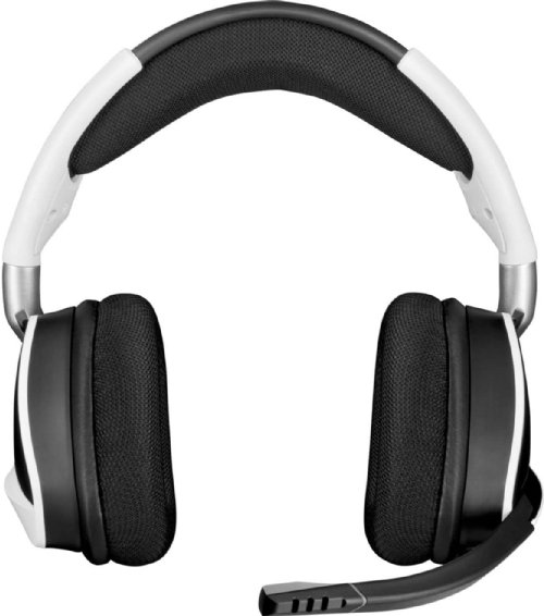 Corsair Gaming VOID RGB Elite Wireless Premium Gaming Headset with 7.1 Surround Sound, White,Two Years (CA-9011202-NA) ...