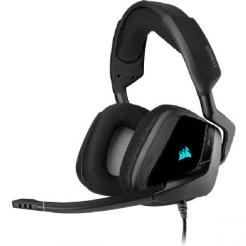 Corsair VOID RGB Elite USB Premium Gaming Headset with 7.1 Surround Sound, Carbon,Two Years (CA-9011203-NA) ...