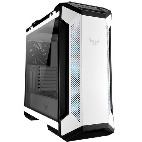 ASUS TUF Gaming GT501 White Edition Mid-Tower Computer Case for up to EATX Motherboards with 2 x USB 3.1 Front Panel, Smoked Tempered Glass, Steel Construction...