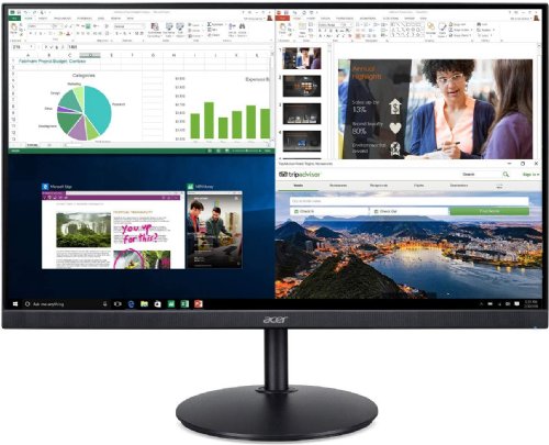 Acer CB2 Series (CBA242Y ABMIRX) 24" wide,White LED backlight LCD,1920 x 1080,VA, Edge-to-Edge,AG,16:9,100,000,000:1,3,000:1,178 /178 ,250 cd/m2,1ms VRB,VGA, HDMI...