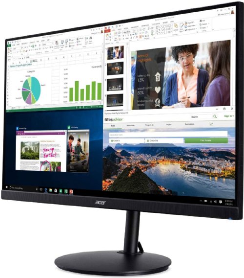 Acer CB2 Series (CBA242Y ABMIRX) 24" wide,White LED backlight LCD,1920 x 1080,VA, Edge-to-Edge,AG,16:9,100,000,000:1,3,000:1,178 /178 ,250 cd/m2,1ms VRB,VGA, HDMI...