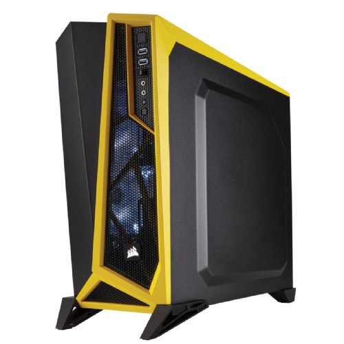 Corsair Carbide SPEC-Alpha Mid-Tower Gaming Case- Black/Yellow (CC-9011094-WW) ...