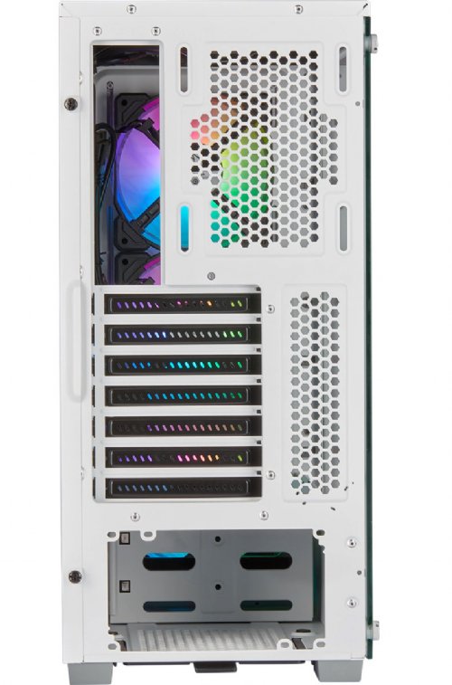 Corsair iCUE 220T RGB Airflow Tempered Glass Mid-Tower, Out of the box with Corsair iCUE software, White ...(CC-9011174-WW)