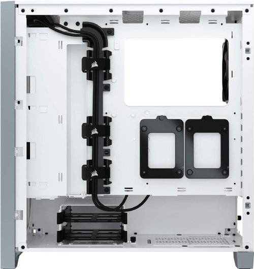 Corsair 4000D Airflow Tempered Glass Mid-Tower ATX Case, RapidRoute cable management system, White...(CC-9011201-WW)