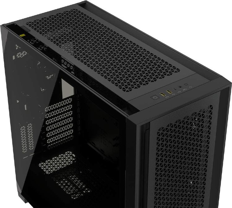 Corsair 5000D Airflow Tempered Glass Mid-Tower ATX PC Case, RapidRoute Cable Management System, Tool-Free Tempered Glass Side Panel, Black...(CC-9011210-WW)