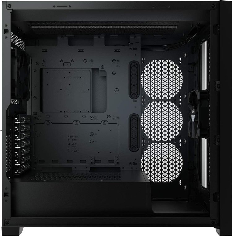 Corsair 5000D Airflow Tempered Glass Mid-Tower ATX PC Case, RapidRoute Cable Management System, Tool-Free Tempered Glass Side Panel, Black...(CC-9011210-WW)
