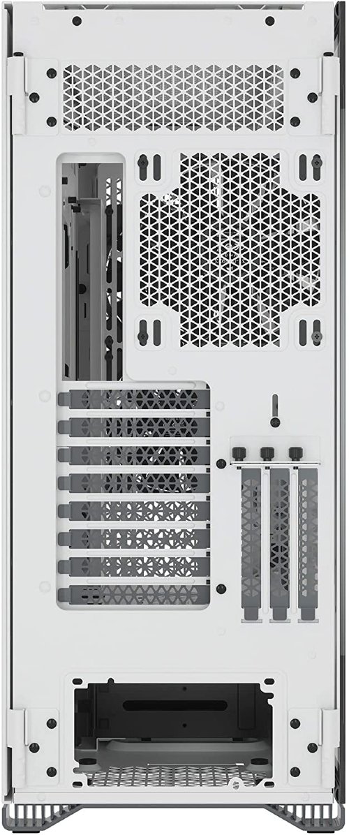 Corsair 7000D Airflow Full-Tower ATX PC Case, 140mm AirGuide fans and PWM fan repeater, RapidRoute cable management system makes it simple and fast, White...(CC-9011219-WW)