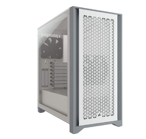 CORSAIR 5000D Airflow Tempered Glass Mid-Tower ATX PC Case, White
