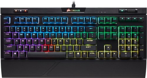 Corsair Strafe RGB MK.2 Mechanical Gaming Keyboard - USB Passthrough - Linear and Quiet - Cherry MX Red Switch - RGB LED Backlit...(CH-9104110-NA)
