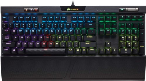 Corsair K70 RGB MK.2 RAPIDFIRE Mechanical Gaming Keyboard, Backlit RGB LED, Cherry MX Speed, RAPIDFIRE advantage CHERRY MX Speed mechanical key...(CH-9109014-NA)