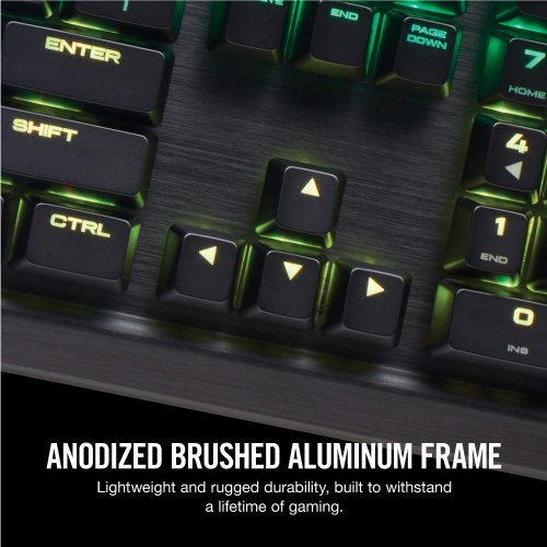 Corsair K70 RGB MK.2 RAPIDFIRE Mechanical Gaming Keyboard, Backlit RGB LED, Cherry MX Speed, RAPIDFIRE advantage CHERRY MX Speed mechanical key...(CH-9109014-NA)