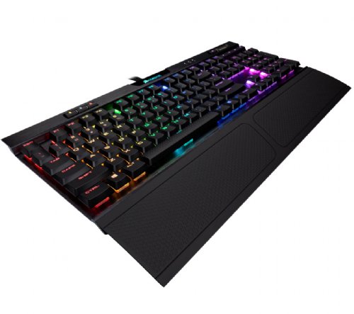Corsair K70 RGB MK.2 RAPIDFIRE Mechanical Gaming Keyboard, Backlit RGB LED, Cherry MX Speed, 2 years warranty (CH-9109014-NA) ...