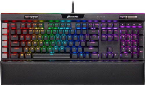 Corsair K95 RGB Platinum XT Mechanical Keyboard, Backlit RGB LED, Cherry MX Speed Silver, Black PBT Keycaps (US)...(CH-9127414-NA)