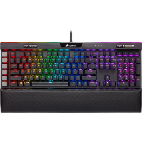 Corsair K95 RGB Platinum XT Mechanical Keyboard, Backlit RGB LED, Cherry MX Speed Silver, Black PBT Keycaps (US) (CH-9127414-NA) ...