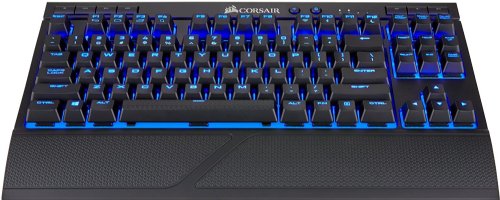 Corsair K63 Wireless Mechanical Gaming Keyboard, Backlit Blue LED, 100% CHERRY MX Red mechanical key switches with gold contacts, 128-bit AES encryption mode...(CH-9145030-NA)