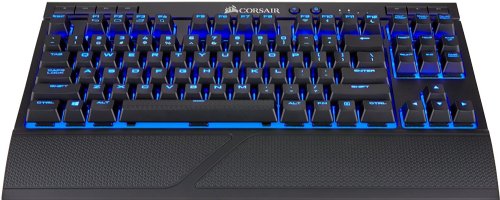 Corsair K63 Wireless Mechanical Gaming Keyboard, Backlit Blue LED, 100% CHERRY MX Red mechanical key switches with gold contacts, 128-bit AES encryption mode...(CH-9145030-NA)
