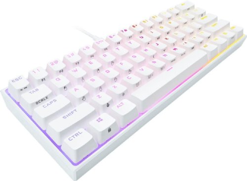 Corsair K65 RGB MINI 60% Mechanical Gaming Keyboard - Customizable Per-Key RGB Backlighting - CHERRY MX SPEED Mechanical Keyswitches - Detachable USB Type-C Cable...