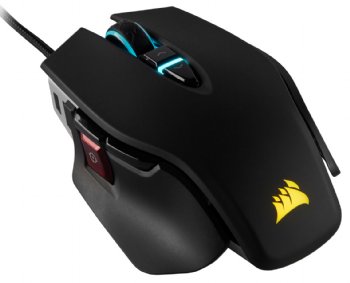 Corsair IRONCLAW RGB, FPower Supply/MOBA Gaming Mouse, Black, Backlit RGB LED, 18000 DPI, Optical,2 years (CH-9307011-NA) ...