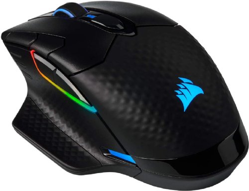 Corsair Dark Core RGB Pro SE, Wireless FPS/MOBA Gaming Mouse with SLIPSTREAM Technology, Black, Backlit RGB LED, 18000 DPI, Optical, Qi wireless charging ...