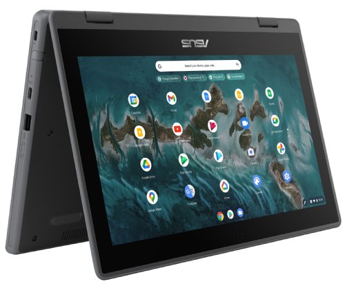 ASUS Chromebook  11.6" HD (1366 x 768), Touch Screen CR1 Flip, Intel Celeron N4500 1.1 GHz, 8GB LPDDR4X (on board), 64GB eMMC, Intel UHD Graphics, Wi-Fi 6(802.11ax), BT5.2...