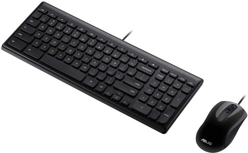 ASUS Chrome OS USB Keyboard and Optical Mouse combo for Google Chrome Operating System (US Layout, QWERTY, USB Type-A), 1 Year Warranty...
