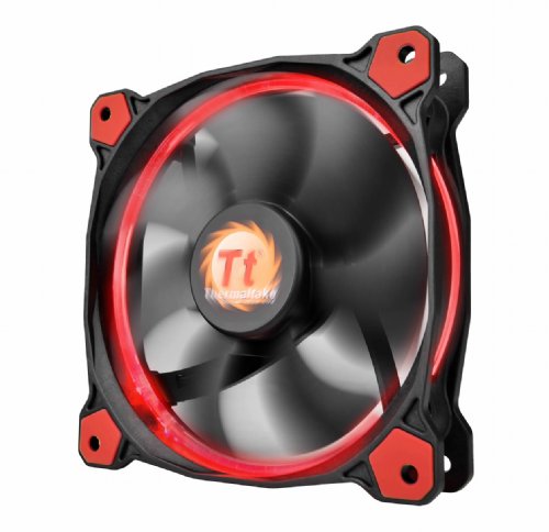 Thermaltake Riing 14 LED Radiator Fan/Fan/14025/1400rpm/LED Red (CL-F039-PL14RE-A) ...