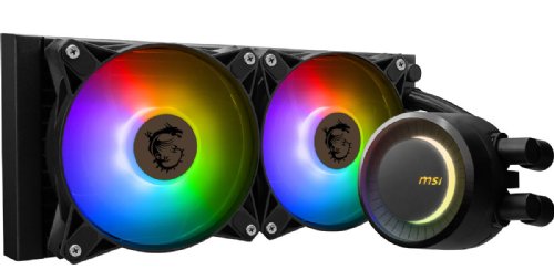 MSI MAG Coreliquid E240 AIO Liquid CPU Cooler, 240MM Radiator, Dual 120MM PWN Fans, ARGB Lighing -Controlled by Software...