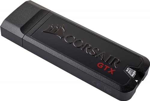 Corsair Flash Voyager GTX USB 3.1 256GB, Zinc Alloy Casing, Read 440MBs - Write 440MBs, Plug and Play (CMFVYGTX3C-256GB) ...
