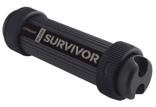 Corsair Flash Survivor  Stealth 32GB USB 3.0 Flash Drive,Military-style data transport with USB 3.0 and USB 2.0 compatibility (CMFSS3B-32GB) ...