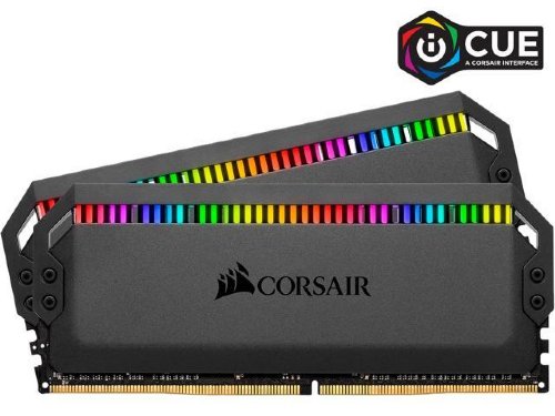 Corsair Dominator Platinum RGB 32GB (4x8GB) DDR4 3200 (PC4-25600) C16 1.35V DESKTOP MEMORY-BLACK (CMT32GX4M4C3200C16) ...