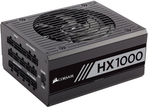 Corsair HX1000 1000W 80 Plus Platinum High Performance Power Supply, 135mm FDB fan with Zero RPM mode: Virtually silent operation at low loads...(CP-9020139-NA)