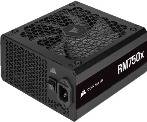 Corsair RMx Series RM750x,750 Watt, GOLD, Fully Modular Power Supply, 100% Industrial-grade, 105°C rated Japanese capacitors, A 135mm ML fan utilizes a magnetic levitation...