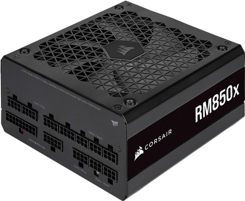 Corsair RMx Series RM850x, 850 Watt, GOLD, Fully Modular Power Supply., 100% Industrial-grade, 105°C rated Japanese capacitors, 135mm ML fan utilizes a magnetic levitation...