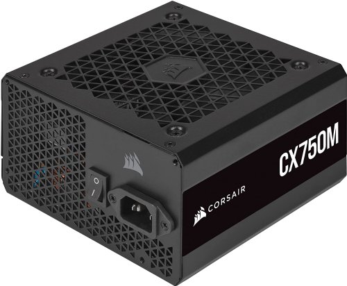 Corsair CX-M Series, CX750M, Modular Power Supply, 80 PLUS Bronze, Japanese capacitors deliver consistent and reliable power...(CP-9020222-NA)