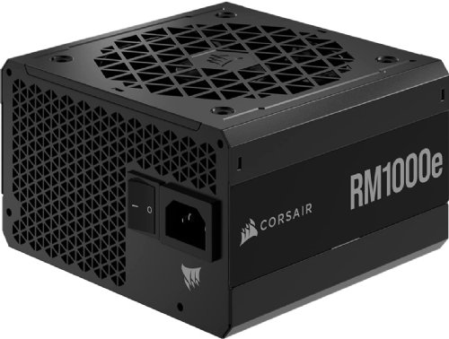 Corsair RM1000e Fully Modular Low-Noise ATX Power Supply (Dual EPS12V Connectors, Low-Noise, 105°C-Rated Capacitors, 80 PLUS Gold-Certified Efficiency, Modern Standby Support)...