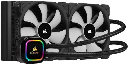 Corsair iCUE H115i RGB PRO XT is an all-in-one liquid CPU cooler built for both low noise, extreme CPU cooling, with a 280mm radiator, ML140 PWM fans, and 16 RGB LEDs. (CW-9060044-WW) 