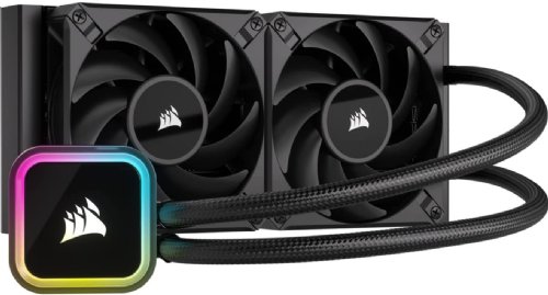 Corsar iCUE H115i RGB ELITE Liquid CPU Cooler - 16 Dynamic RGB LEDs - 140mm AF ELITE Series FDB Fans - 280mm Radiator - CORSAIR iCUE Software Compatible...