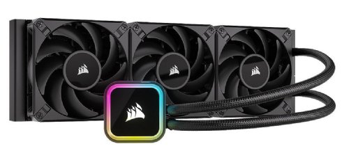 Corsair iCUE H150i RGB ELITE Liquid CPU Cooler - 16 Dynamic RGB LEDs - 120mm AF ELITE Series FDB Fans - 360mm Radiator - CORSAIR iCUE Software Compatible...