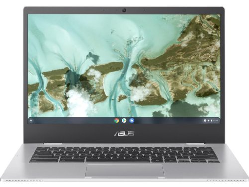 ASUS  Chromebook CX1 Laptop, Transparent Silver, 14.0 in FHD (1920 x 1080), Intel Celeron N3350, 4GB LPDDR4 , Intel HD 500, 32GB eMMC, Chrome, 802.11ac, Webcam, BT4.2, Chiclet KB...