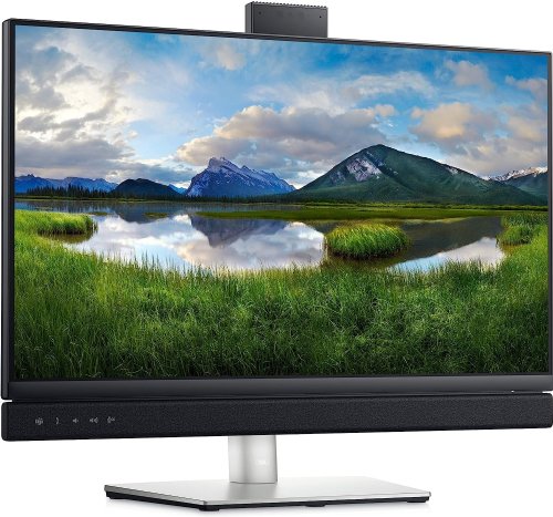 Dell 24" Video Conferencing Monitor, LED-backlit, IPS, 16:9, 1920 x 1080 at 60 Hz, 0.2745 mm, 250 cd/m , 1000:1, 8 ms(grey-to-grey normal); 5 ms(grey-to-grey fast), 16.7 million colours...