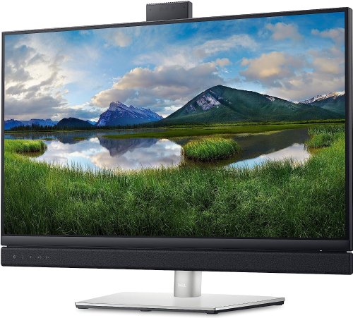 Dell 27" Conference Monitor C2722DE, QHD 2560 x 1440 at 60 Hz, IPS, 350 cd/m2, 8 ms, Anti-glare 3H hardness, 0.2331 mm, 1000:1, 16.7 million, 3 Years ...