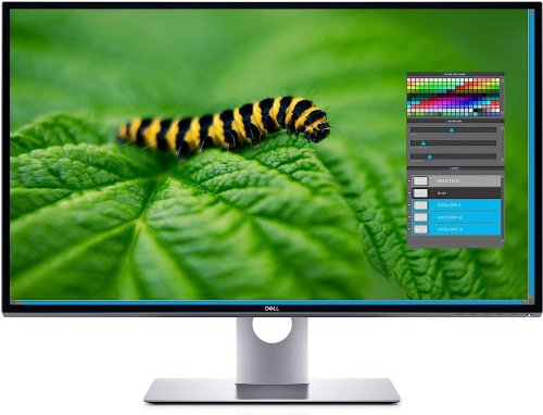 Dell UltraSharp 32 UltraHD 8K LCD Monitor, IPS, 8K 7680 x 4320 at 60 Hz, 16:9, 400 cd/m2, 6 ms, Anti-reflective, 2H Hard Coating, 1300:1, 1.07 billion, Black...