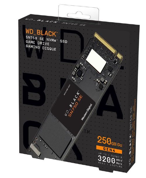Western Digital Black 500GB SN750 SE NVMe Internal Gaming SSD Solid State Drive - Gen4 PCIe, M.2 2280, Up to 3,600 MB/s...
