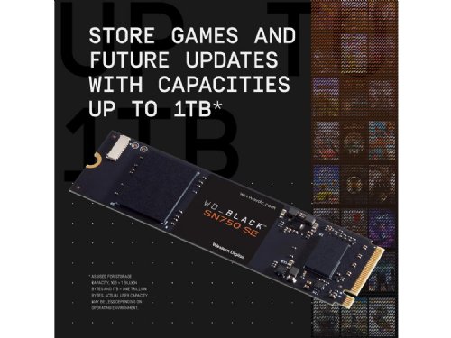 Western Digital Black 250GB SN750 SE NVMe Internal Gaming SSD Solid State Drive - Gen4 PCIe, M.2 2280, Up to 3,600 MB/s...