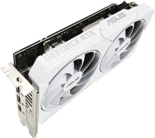 ASUS Dual GeForce RTX 3060 White OC Edition 12GB GDDR6 (PCIe 4.0, 12GB GDDR6, HDMI 2.1, DisplayPort 1.4a, 2-slot design, Axial-tech fan design, 0dB technology)...